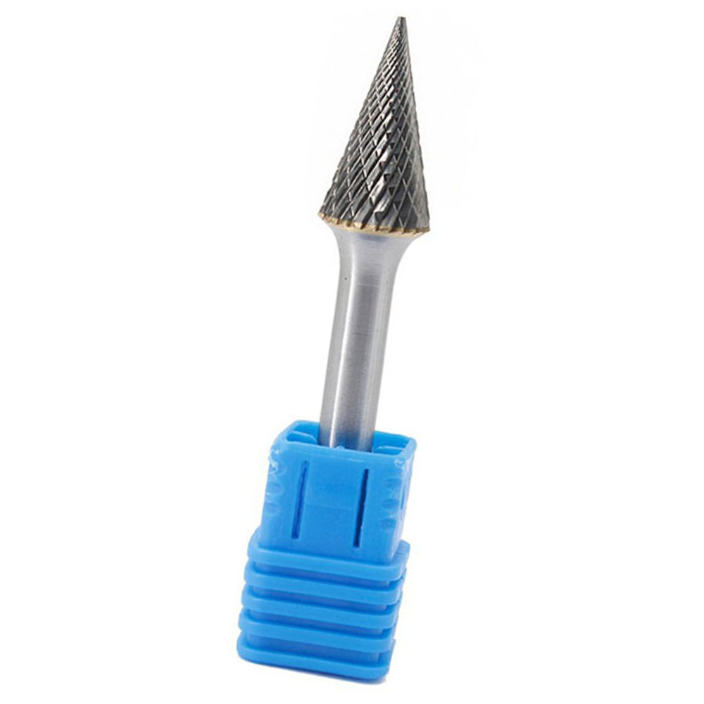 BSM-6 Cone Tungsten Carbide Burr Blank For Brass Aluminum Machining